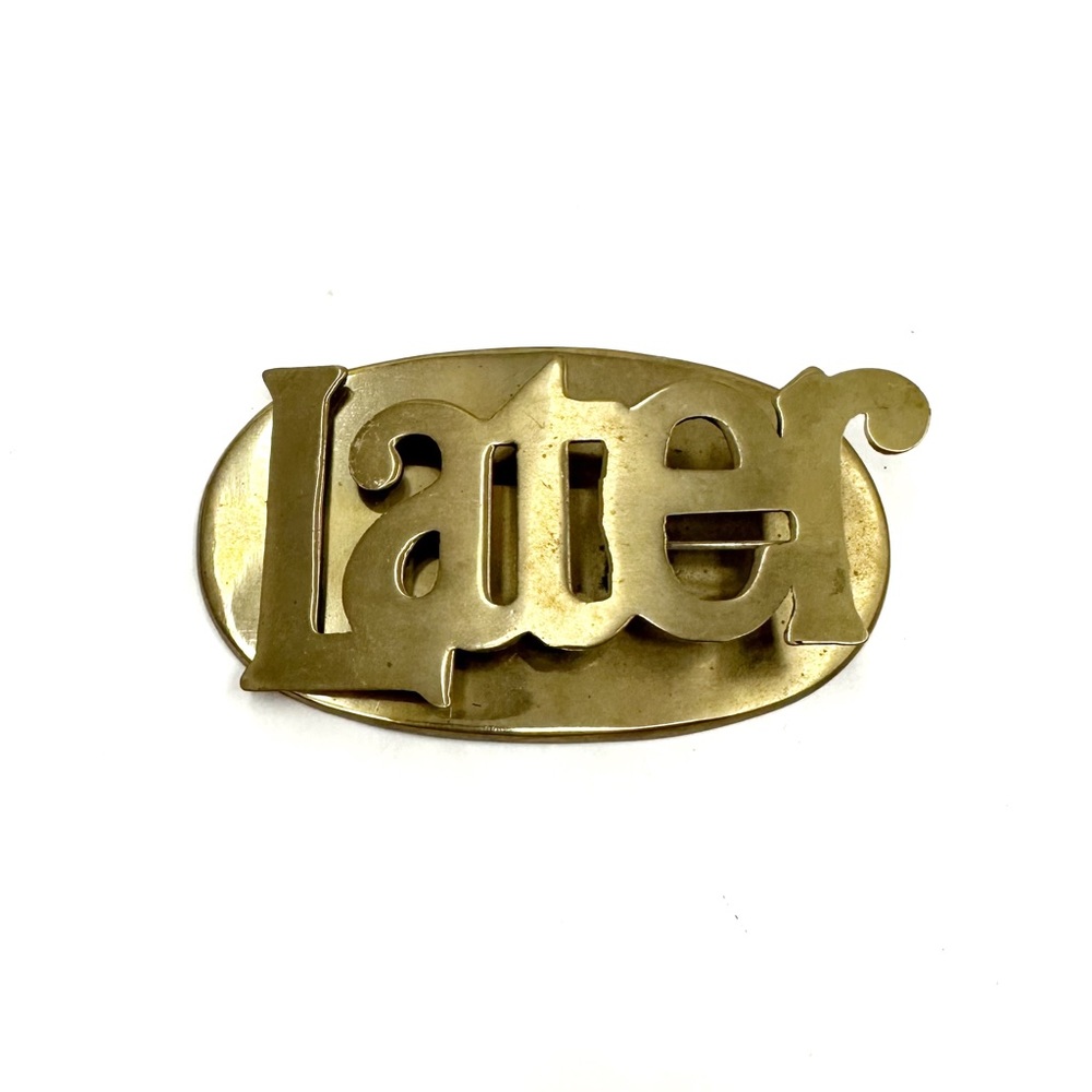 Vintage | Brass MCM‎ Later Large Paper Clip 6"